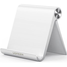 მობილურის დამჭერი UGREEN LP106 (30285) Adjustable Portable Stand Multi-Angle, White